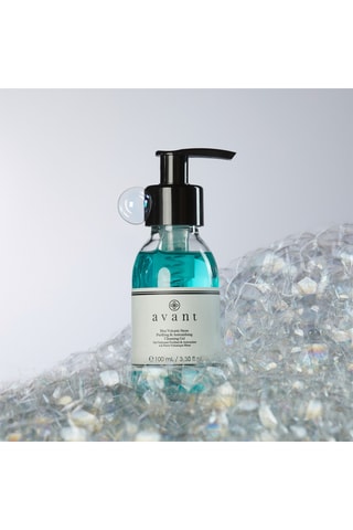Gel de limpeza purificante e antioxidante com pedra vulcânica azul 100 ml