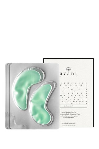3 pads rejuvenescentes para os olhos à cica ultra-apaziguantes - 3 x 4 g