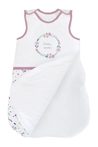 Saco de bebé Dulces Sueños - 70 cm - A partir de 24 meses - Branco e azul