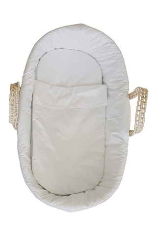 Alcofa e suporte Palme - 28 x 74 x 23 cm  - Até  6 meses - Branco