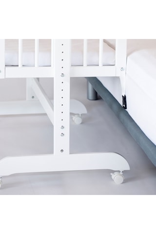 Berço co-sleeping em faia, edredão e protetor de berço Fox - Até aos 9 meses - 15 kg - Multicor
