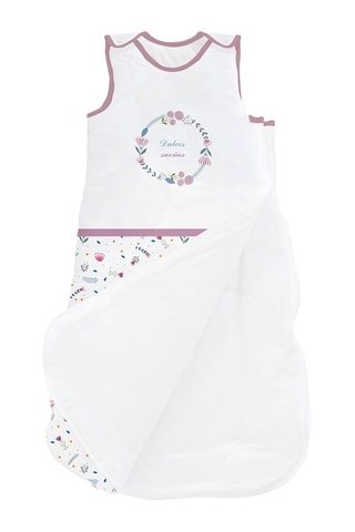 Saco de bebé Dulces Sueños - 90 cm - A partir de 24 meses - Branco e azul
