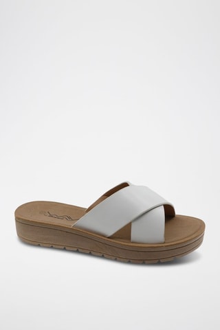 Ciabatte platform - Bianco