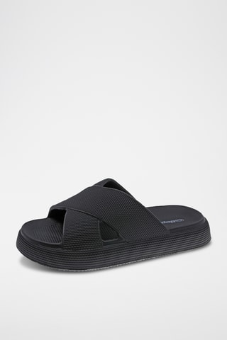 Ciabatte platform - Nero