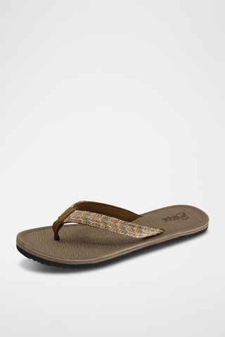 Infradito in rafia - Beige