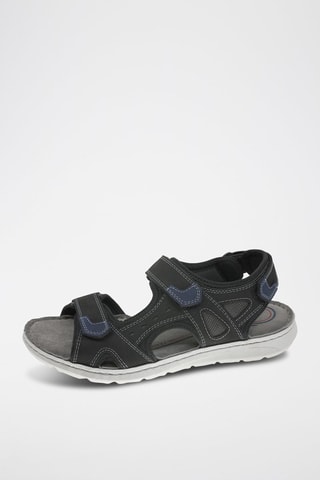 Sandali in pelle - Nero