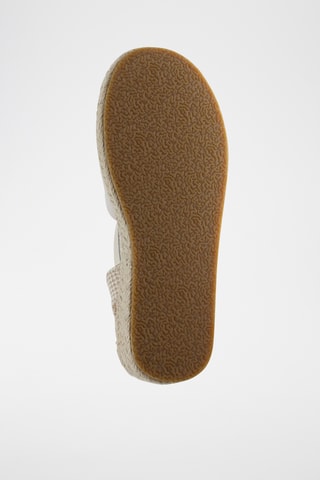 Espadrillas con zeppa - Dorato