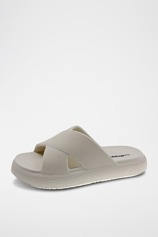 Ciabatte platform - Beige