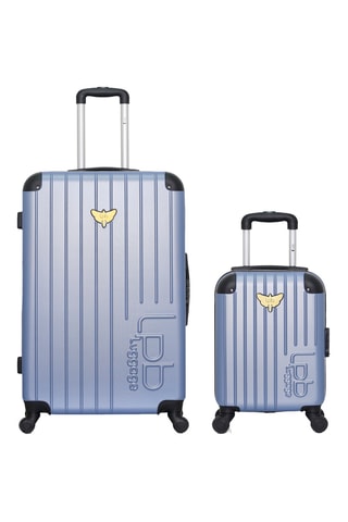 Maleta  XXS y maleta grande Marianne (XXS/L) - 46/75 cm - Azul