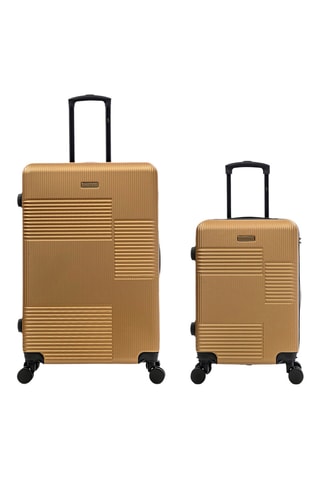 Maleta de cabina y maleta grande Livia (S/L) - 56,5/76,5 cm - Beige
