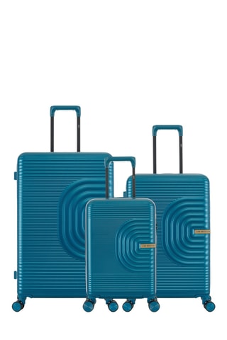 Juego de 3 maletas Celia (XS/M/L) - 55/66/76 cm - Azul