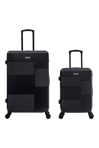 Maleta de cabina y maleta grande Livia (S/L) - 56,5/76,5 cm - Negro