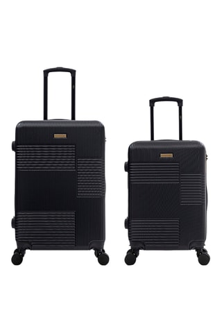 Maleta de cabina y maleta mediana Livia (S/M) - 56,5/66 cm - Negro