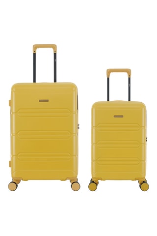 Maleta de cabina low cost y maleta mediana Lynda (XS/M) - 55/66 cm - Naranja