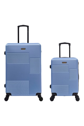 Maleta de cabina y maleta grande Livia (S/L) - 56,5/76,5 cm - Azul