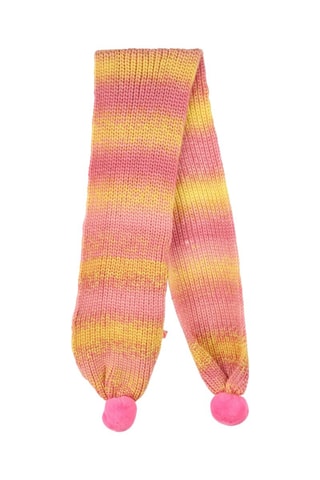Bufanda con borlas - Malva