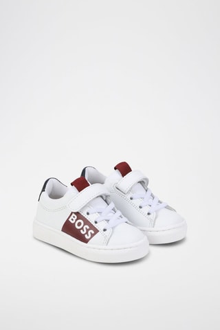 Zapatillas de piel - Blanco - Boss