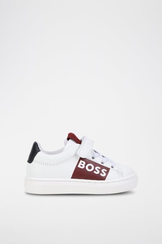 Zapatillas de piel - Blanco - Boss