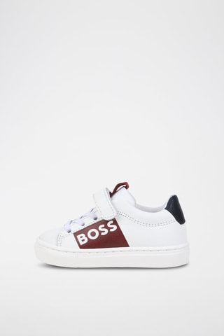 Zapatillas de piel - Blanco - Boss