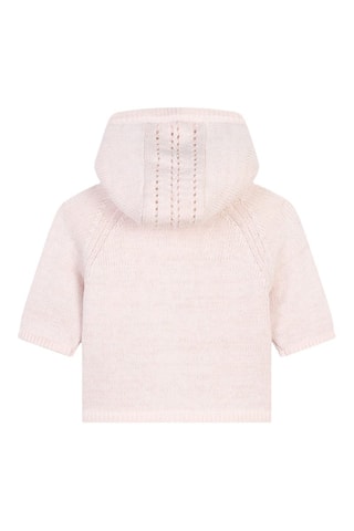 Cárdigan de algodón orgánico y lana - Rosa empolvado - Carrément Beau