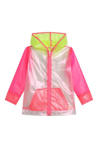 Impermeable con capucha - Rosa