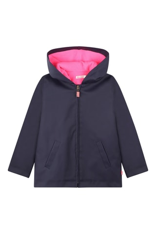 Impermeable con capucha - Azul marino
