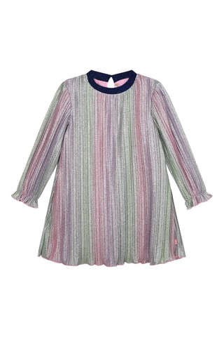 Vestido plisado - Multicolor