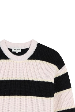 Vestido jersey - Crudo y blanco - Sonia Rykiel