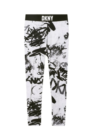 Leggings - Blanco y negro - DKNY