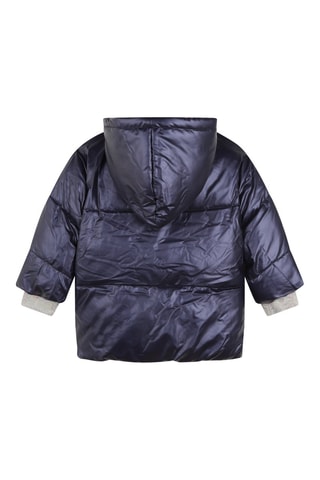 Anorak con capucha - Índigo