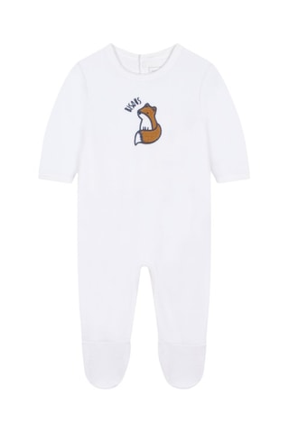 Pijama de algodón orgánico - Blanco - Carrément Beau