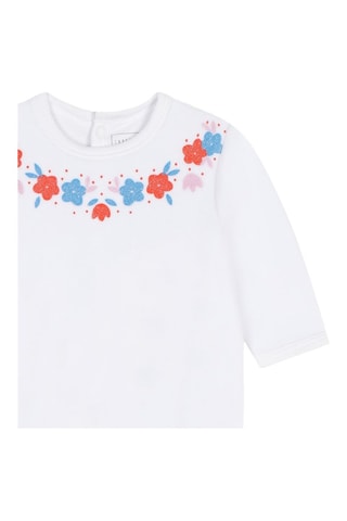 Pijama de terciopelo de algodón orgánico - Blanco - Carrément Beau