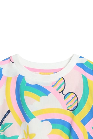 Camiseta - Blanco y rosa