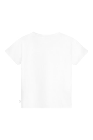 Camiseta - Blanco y rosa
