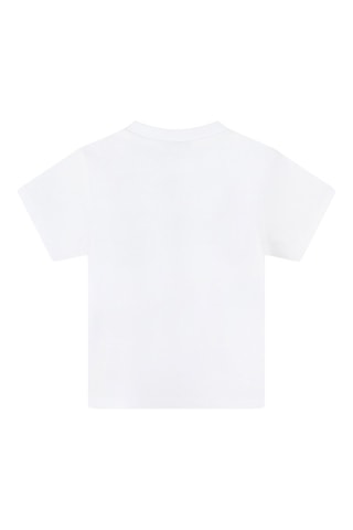 Camiseta - Blanco y marrón - Boss