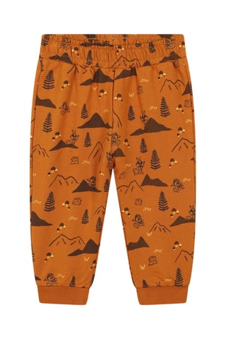 Sudadera con capucha y pantalón de chándal de algodón orgánico - Naranja - Carrément Beau