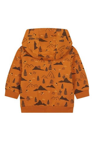 Sudadera con capucha y pantalón de chándal de algodón orgánico - Naranja - Carrément Beau