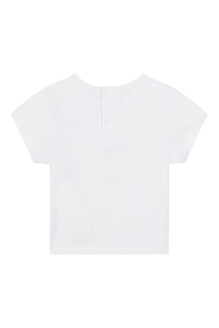 Conjunto de 3 piezas de algodón orgánico - Rosa y blanco
