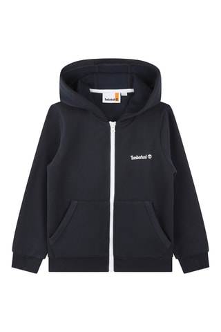 Sudadera de algodón orgánico con capucha - Azul marino  - Timberland
