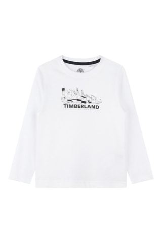 Camiseta de algodón orgánico - Blanco y negro  - Timberland