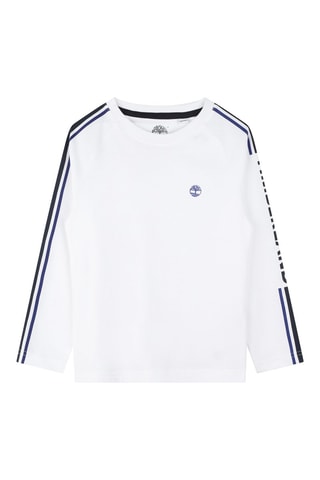 Camiseta de algodón orgánico - Negro y blanco  - Timberland