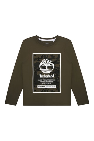 Camiseta de algodón orgánico - Caqui - Timberland