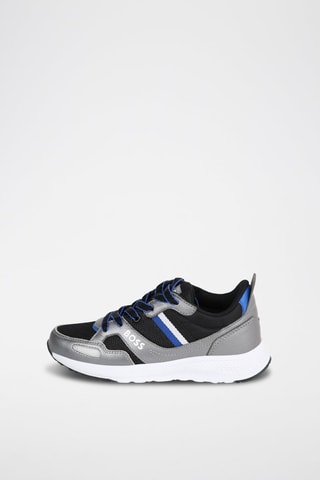 Zapatillas de piel - Gris - Boss