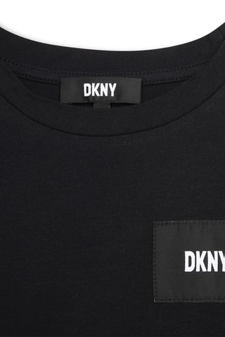 Camiseta de algodón orgánico - Negro - DKNY