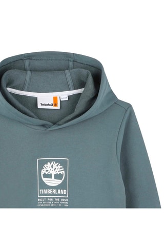 Sudadera de algodón orgánico - Verde agua - Timberland