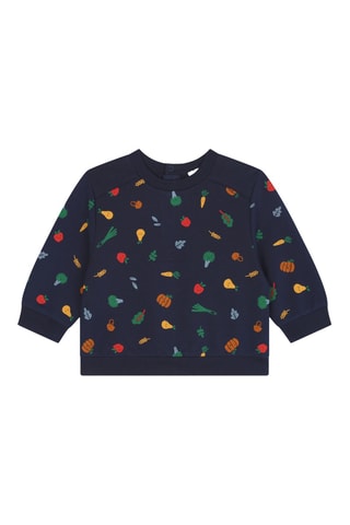 Sudadera de algodón orgánico - Azul marino - Carrément Beau
