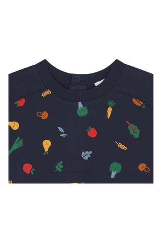 Sudadera de algodón orgánico - Azul marino - Carrément Beau