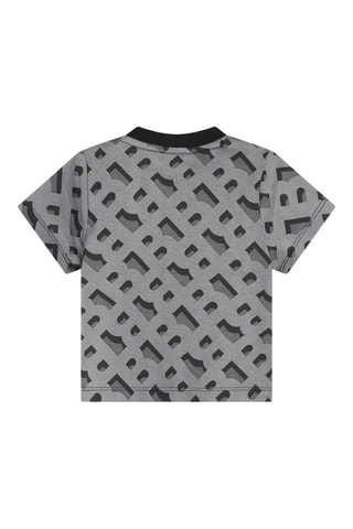 Camiseta - Gris y negro - Boss