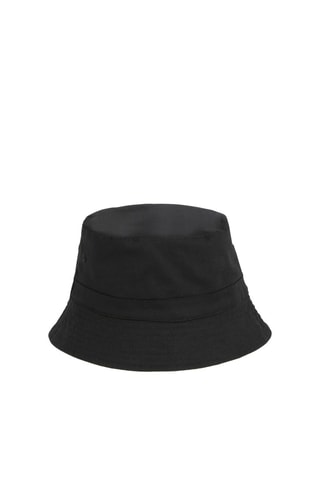 Gorro bucket reversible - Negro y amarillo - DKNY