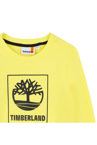 Sudadera de algodón orgánico - Amarillo - Timberland
